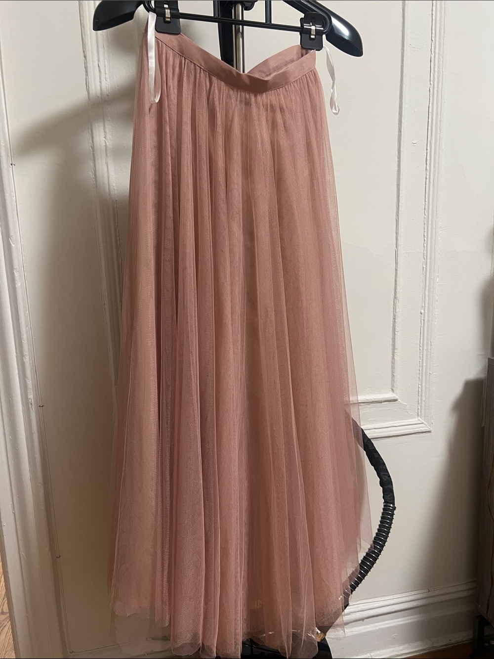 Revelry Dusty Rose Tulle Maxi Skirt